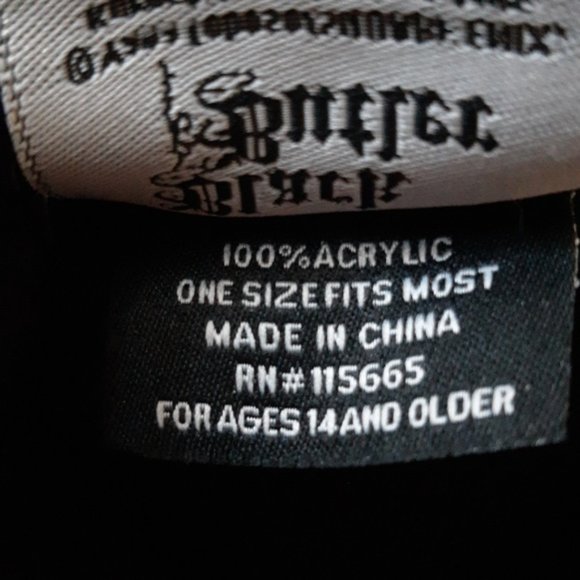 One h**** of a butler goth wicca emo pompom toque one size - Picture 3 of 5